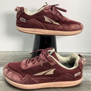 Altra Kokiri Youth Burgundy Suede Mesh Sneakers AL0A4PE4607 US 3 EU 35 UK 2
